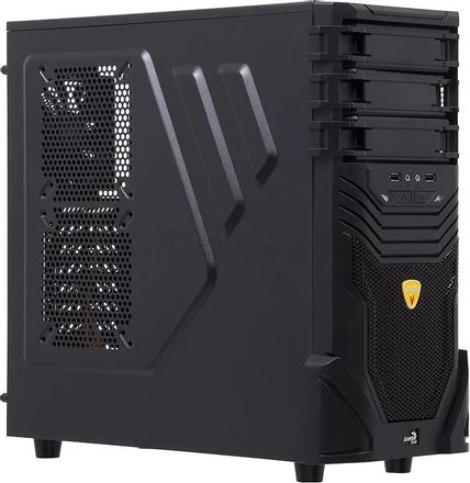 Корпус ATX Aerocool VS-3, Midi-Tower, без БП,  черный [en58339]