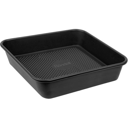 Форма для выпечки Rondell Loft Professional RDF-1313, квадратная, 24x24x5.2см, сталь углеродистая, темно-серый