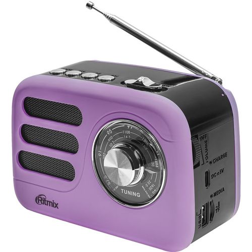 Радиоприемник Ritmix RPR-033, фиолетовый