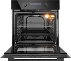 Духовой шкаф газовый MAUNFELD MOGM703B2, 70л, дверца с 2 стеклами, черный(Б/У)
