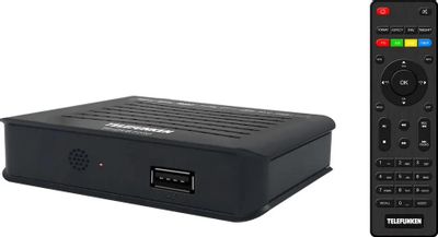 Ресивер DVB-T2 Telefunken TF-DVBT230, черный – купить в Ситилинк | 1153088