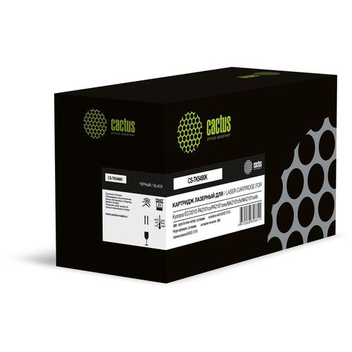 Картридж Cactus CS-TK5490K, TK-5490K, черный / CS-TK5490K
