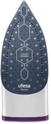 Утюг UFESA Xenon, с паровым ударом, белый и бордовый