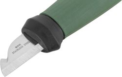 Нож FIT 10642, 33мм, 1шт, зеленый/серый