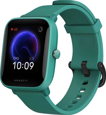 Смарт-часы AMAZFIT Bip U Pro A2008,  40мм,  1.43",  зеленый / зеленый