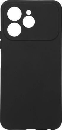 Чехол (клип-кейс) BORASCO Silicone Case, для Tecno Spark 40, черный [75481]
