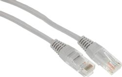 Патч-корд LanMaster вилка RJ-45, вилка RJ-45, кат.5E, ПВХ, 3м, серый