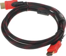 Изображение товара Кабель соединительный аудио-видео PREMIER 5-813R,  HDMI (m) -  HDMI (m),  ver 1.4,  1.5м, ф/фильтр,  черный/красный [5-813r 1.5]
