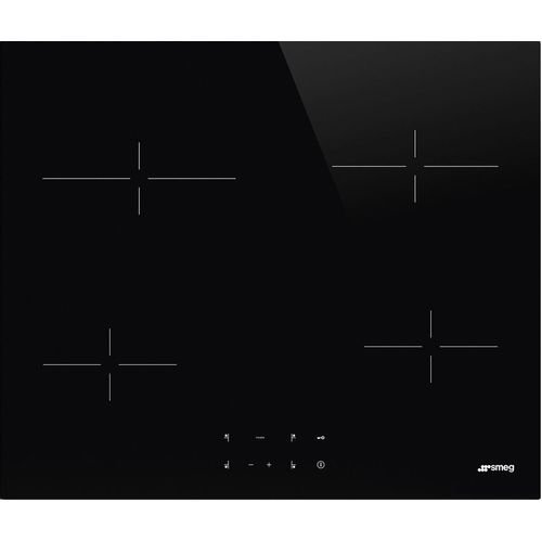 Электрическая варочная поверхность SMEG SE264TD2, конфорок: 4 шт., стеклокерамика, независимая, черный