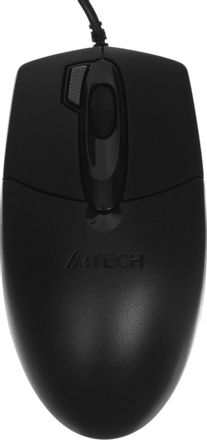 Мышь проводная A4TECH OP-730D, оптическая, USB, 1200dpi, черный