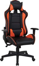 Изображение товара Кресло игровое BRABIX GT Racer GM-100, на колесиках, экокожа, черный/оранжевый [531925]