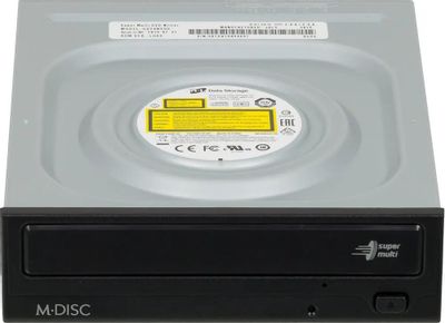 Оптический привод DVD-RW LG GH24NSD0(1), внутренний, SATA, черный,  OEM