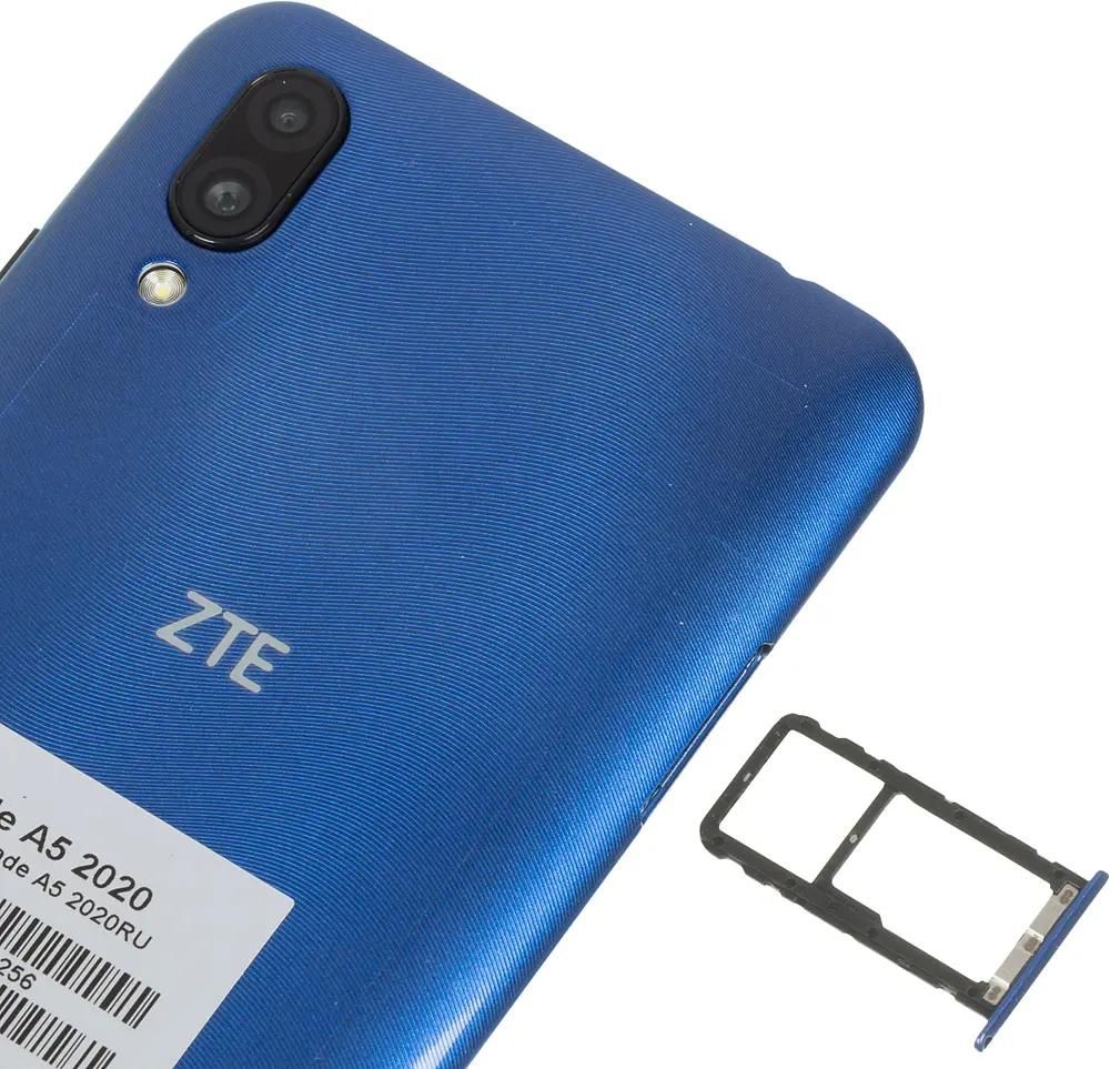 Смартфон ZTE Blade A5 2020 32Gb, синий – купить в Ситилинк | 1200385