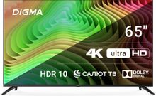 Изображение товара 65-дюймовый Smart TV DIGMA DM-LED65UBB40 4K HDR Wi-Fi Bluetooth