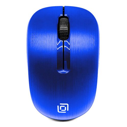 Мышь беспроводная Oklick 525MW, радио, оптическая, USB, 1000dpi, черный и синий [1090723]