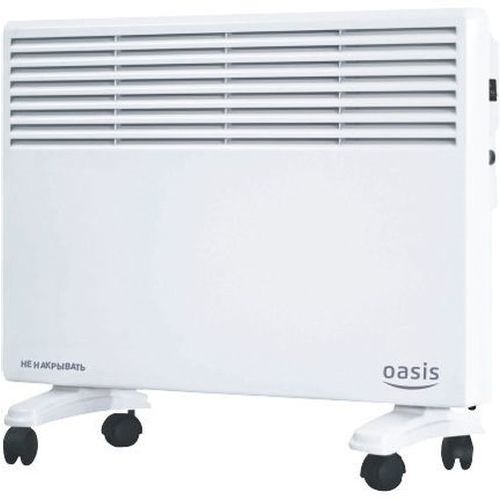 Конвектор OASIS EK-10, 1000Вт, с терморегулятором, белый