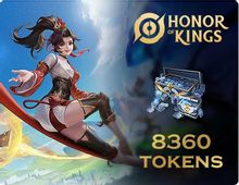 Изображение товара Пополнение игровой валюты HONOR OF KINGS 8360 Tokens код активации