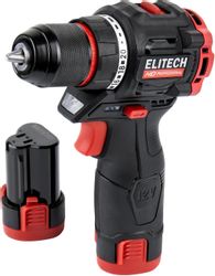 Дрель-шуруповерт Elitech CD 12L2 (E2201.038.01), 2Ач