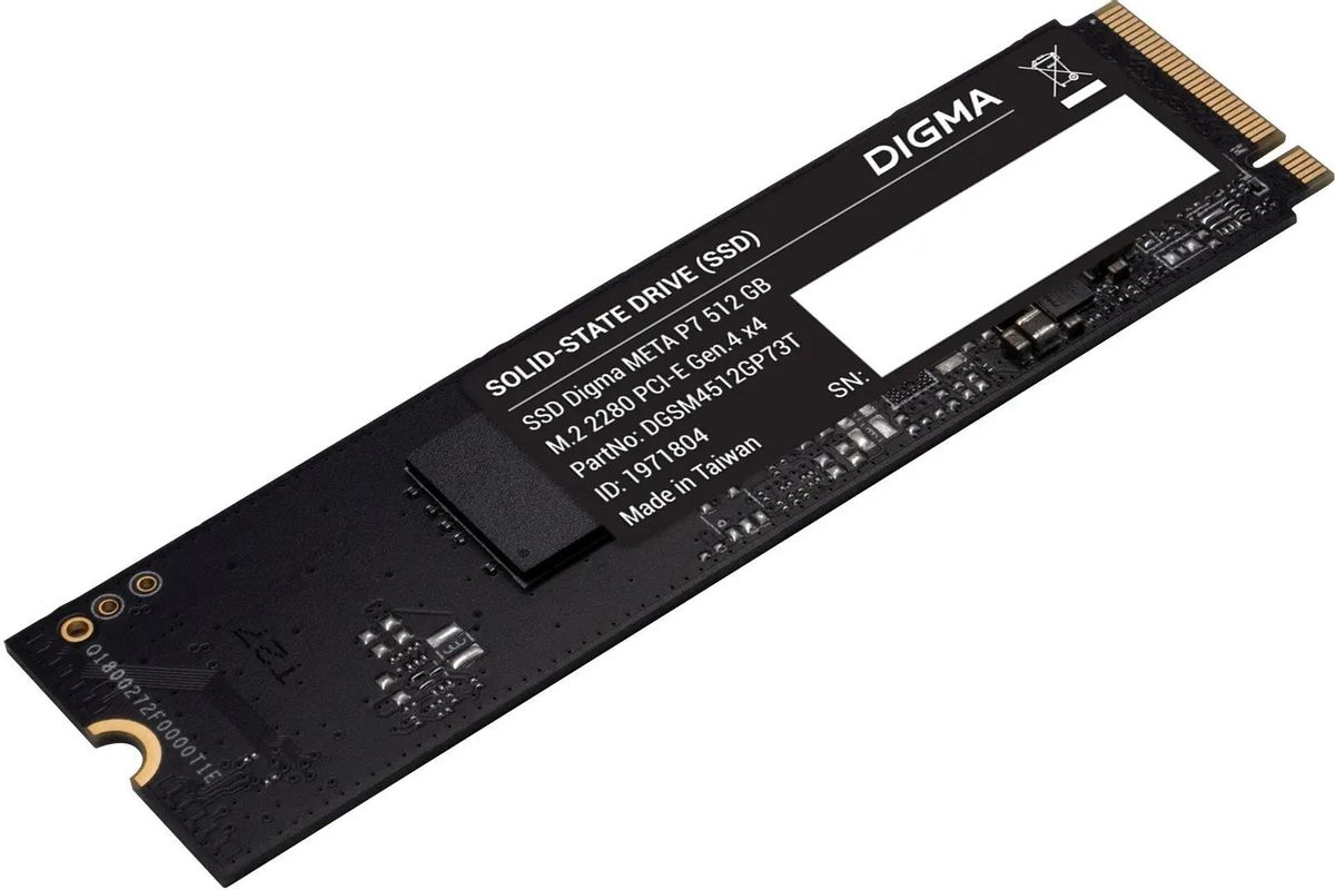 SSD накопитель Digma Meta P7 DGSM4512GP73T 512ГБ
