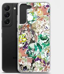 Чехол (клип-кейс) BORASCO ArtWorks, для Samsung Galaxy S22+, прозрачный/рисунок