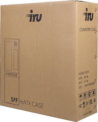 Компьютер iRU Office 310H6SF Intel Core i5 12400, DDR4 16ГБ, 256ГБ(SSD ...