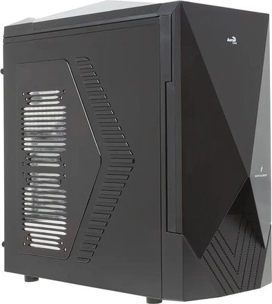 Корпус ATX Aerocool Sixth Element, Midi-Tower, без БП,  черный и красный [en56519]