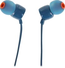 Изображение товара Наушники JBL Tune 110 внутриканальные проводные синий 3.5 мм