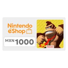 Изображение товара Пополнение игровой валюты Nintendo 1000 MXN для MX eShop Мексика