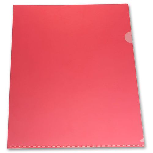 Папка-уголок Бюрократ -E310/1RED, A4, пластик, 0.18мм, красный 20 шт./кор.