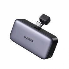 Изображение товара Внешний аккумулятор UGREEN PB503 5000 мАч серый компактный быстрая зарядка