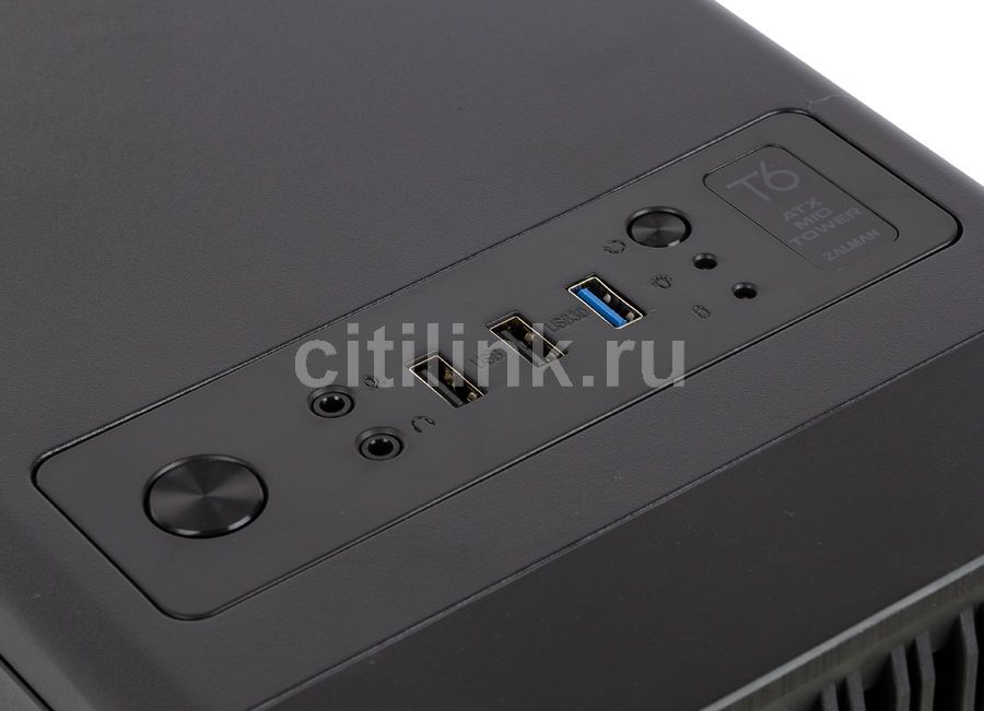 Характеристики Корпус ATX Zalman ZM-T6, Midi-Tower, без БП, черный ...