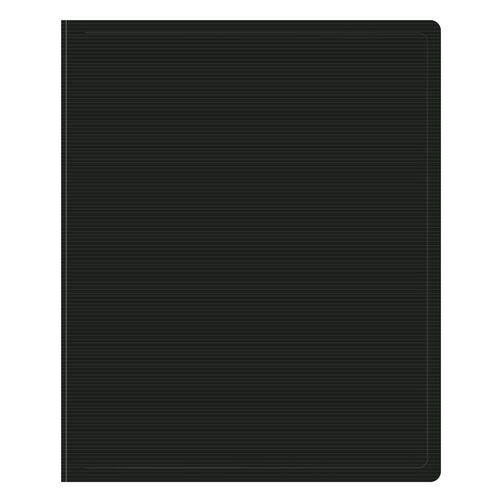 Папка на кольцах Бюрократ ДеЛюкс DL0740/2BLCK, 2шт колец, О-образные, A4, 32мм корешок, пластик, 0.7мм, черный 14 шт./кор.