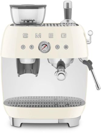 Кофеварка SMEG EGF03CREU, рожковая, кремовый