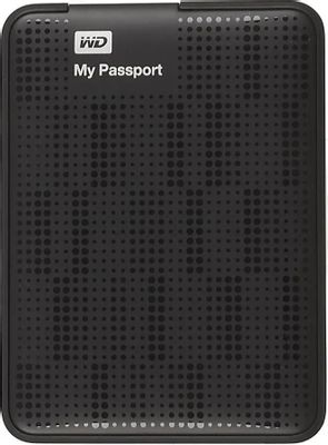 Внешний диск HDD  WD My Passport WDBFBW0020BBK-EEUE, 2ТБ, черный