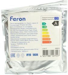 Светодиодная лента FERON LS617, 19Вт, 5м