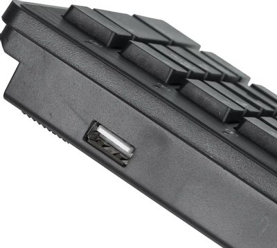 Клавиатура Oklick 520M2U, USB, черный + черный [1061587] – купить в ...