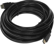 Изображение товара Кабель HDMI 1.4 10м медный черный для аудио видео устройств