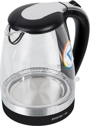 Чайник электрический Polaris PWK1708CGL, 2200Вт, черный