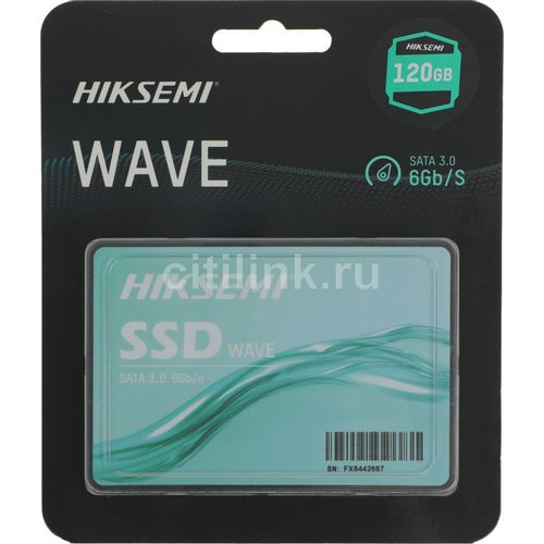 120ГБ SSD накопитель Hikvision HS-SSD-WAVE(S) 120G 2.5″, SATA III, SATA