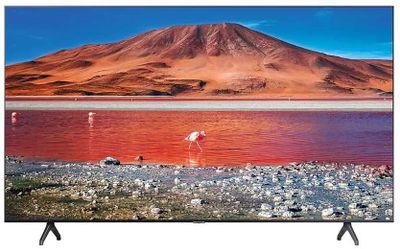 55" Телевизор Samsung UE55TU7100UXRU, Crystal UHD, 4K Ultra HD, черный ...