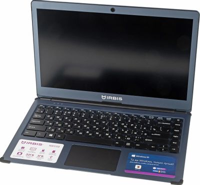 Ноутбук IRBIS NB NB550 NB550, 13.3", Intel Celeron N3350 1.1ГГц, 2-ядерный, 3ГБ LPDDR3, 32ГБ Flash,  Intel HD Graphics  500, Windows 10 Home, синий