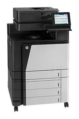 МФУ лазерное HP Color LaserJet Enterprise Flow MFP M880z цветная печать, A3, черный [a2w75a]