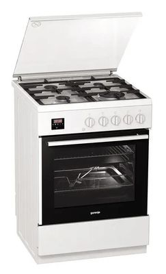 Газовая плита Gorenje GI632E35WKB, газовая духовка, белый – купить в ...
