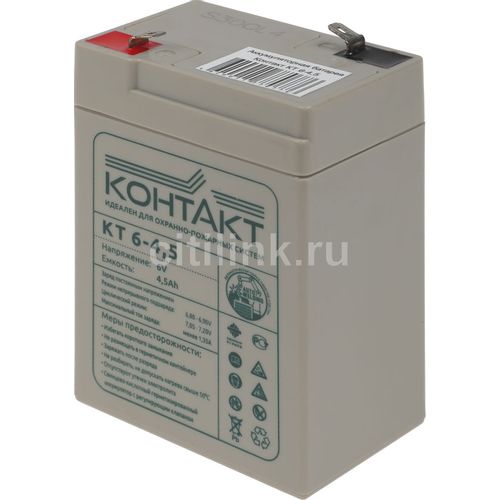 Аккумуляторная батарея КОНТАКТ КТ 6-4,5 для ИБП, 6В, 4.5Ач [kntkt0600045s48]