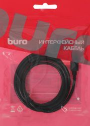 Кабель Buro USB Type-C (m) - USB (m), 1.2м, черный