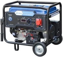 Изображение товара Бензиновый генератор ТСС SGG 8000 EH3NA, 380/220/12 В, 8.3кВт, на колёсах с АКБ [160015]