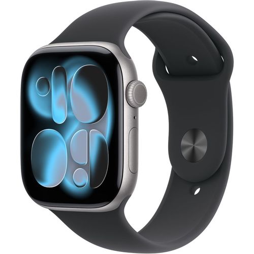 Смарт-часы Apple Watch Series 11 A3333, 46мм, черный/серый космос