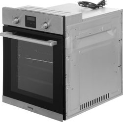 Духовой шкаф электрический Korting OKB7931CMX,  45л,  дверца с 2 стеклами,  нержавеющая сталь(мех.повреждения)