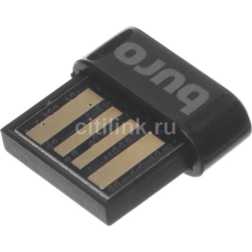 Bluetooth адаптер Buro BU-BT531-nano BT 5.3+EDR class 1.5, USB, 20м, черный