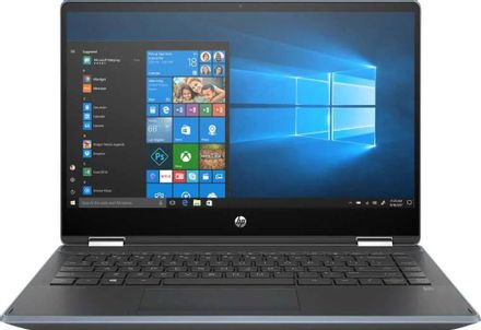 Ноутбук-трансформер HP Pavilion x360 14-dh0003ur 14", Intel Core i5 8265U 1.6ГГц, 4-ядерный, 8ГБ DDR4, 256ГБ SSD,  Intel UHD Graphics  620, Windows 10 Home, синий [6ps36ea]